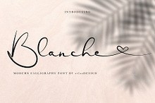 Blanche - Signature Font