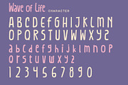 Wave of Life - Display Font, a Script Font by Alpaprana (Thumbnail 7 of 9)