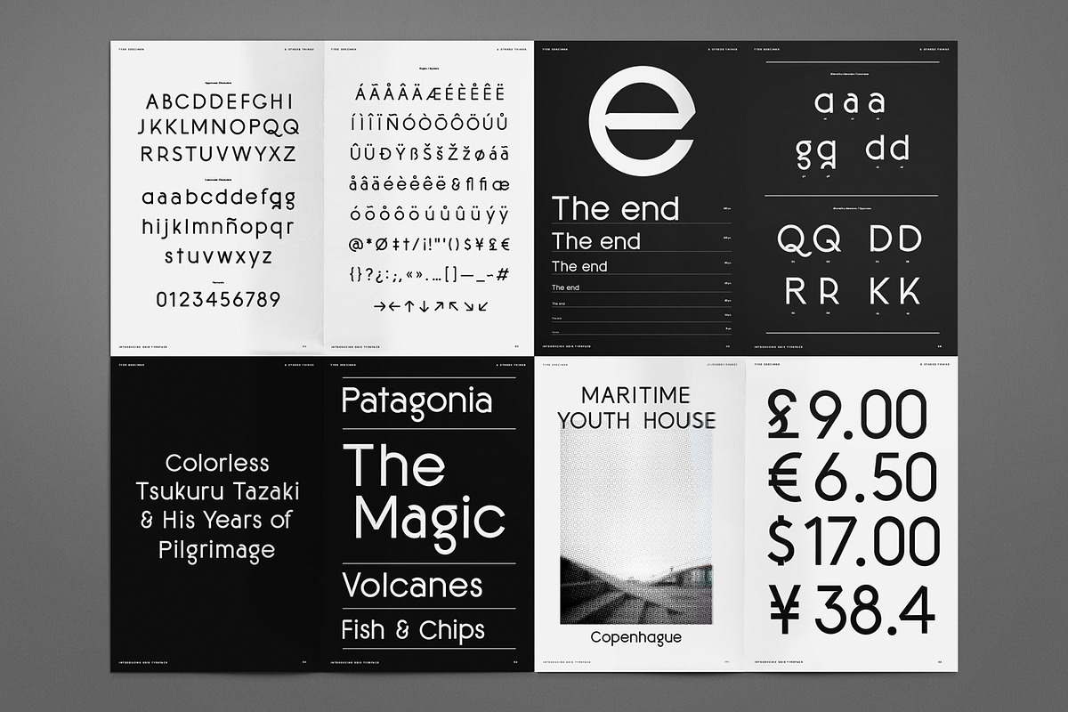 Gris Typeface preview 4
