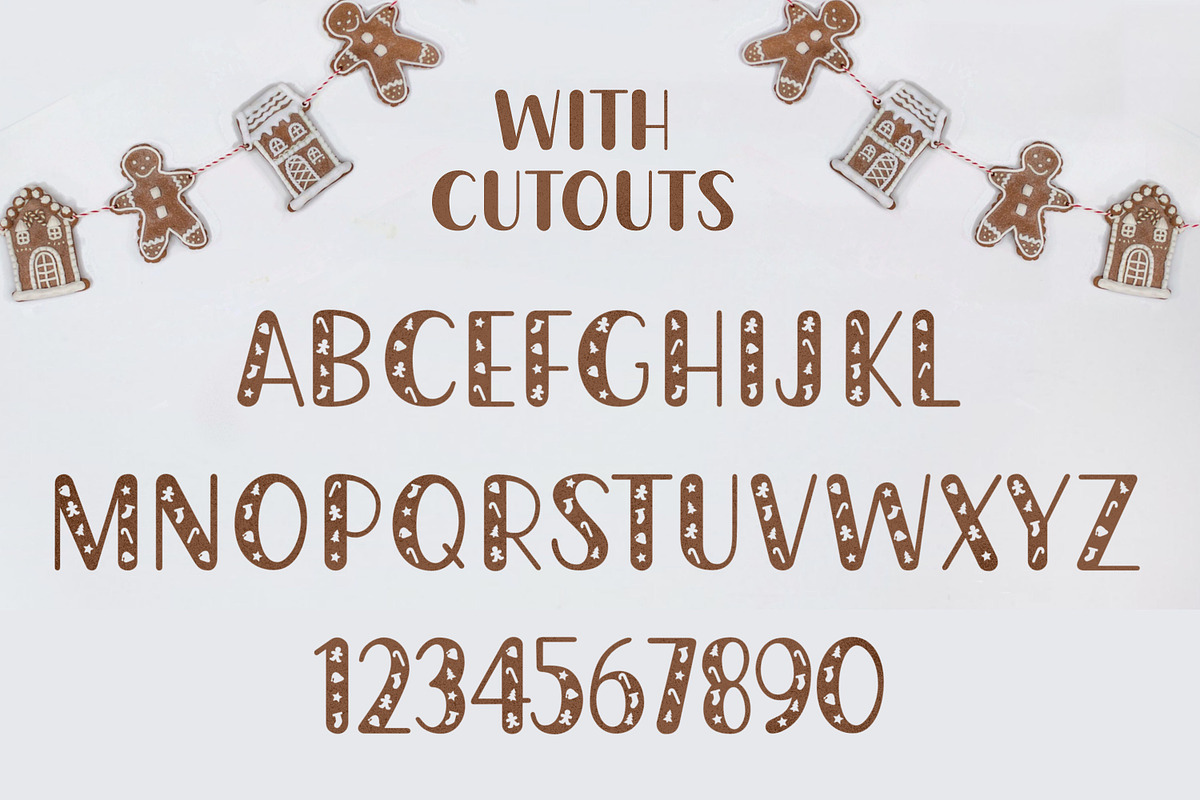 Christmas Cookie Cutters Font, a Handwritten Font by Stacy's Digital Designs (Photo 2 of 8)