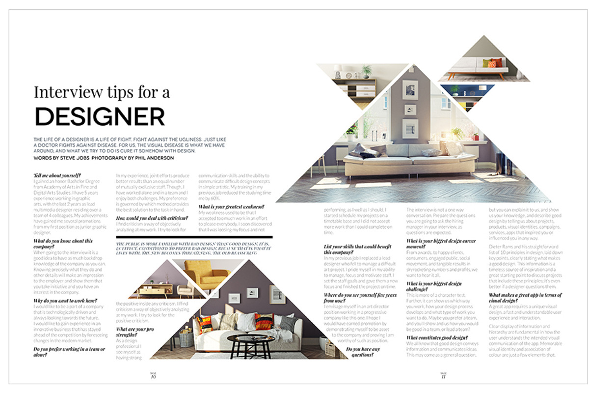 Magazine Template InDesign 10, a Magazine Template by Love Graphic Design (Photo 14 of 28)