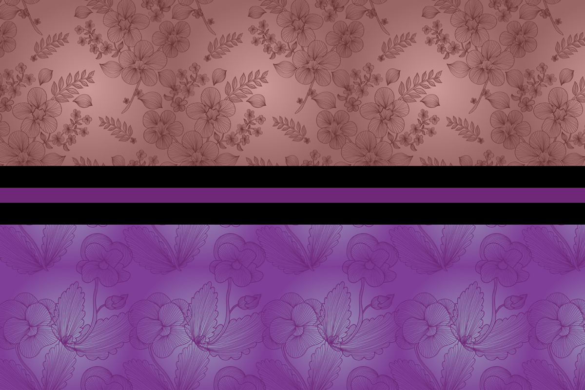 10 Bright Floral Patterns preview 3