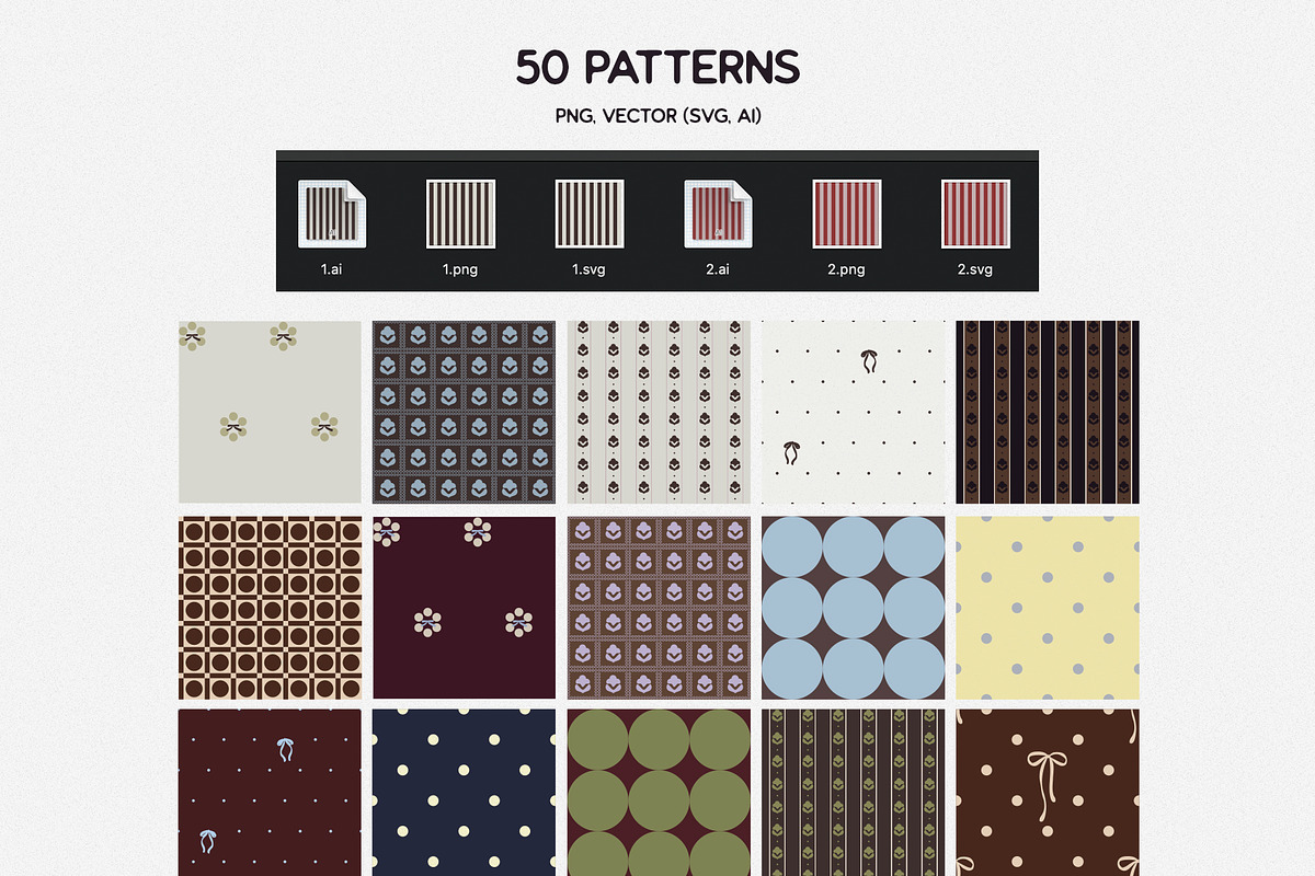 Hearth: Autumn-Winter Patterns, a Pattern Graphic by Purple (Photo 9 of 11)