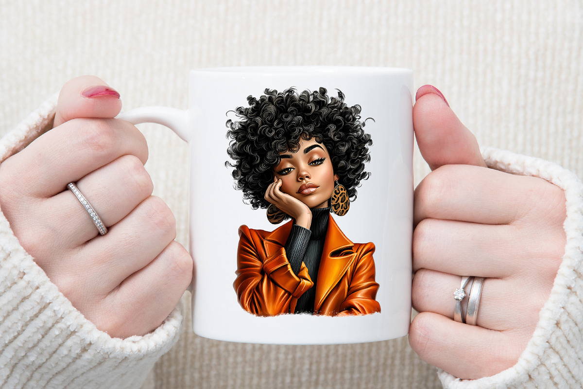 Black Girl Clipart Bundle, an Illustration by Sublimation Artist (Photo 5 of 6)