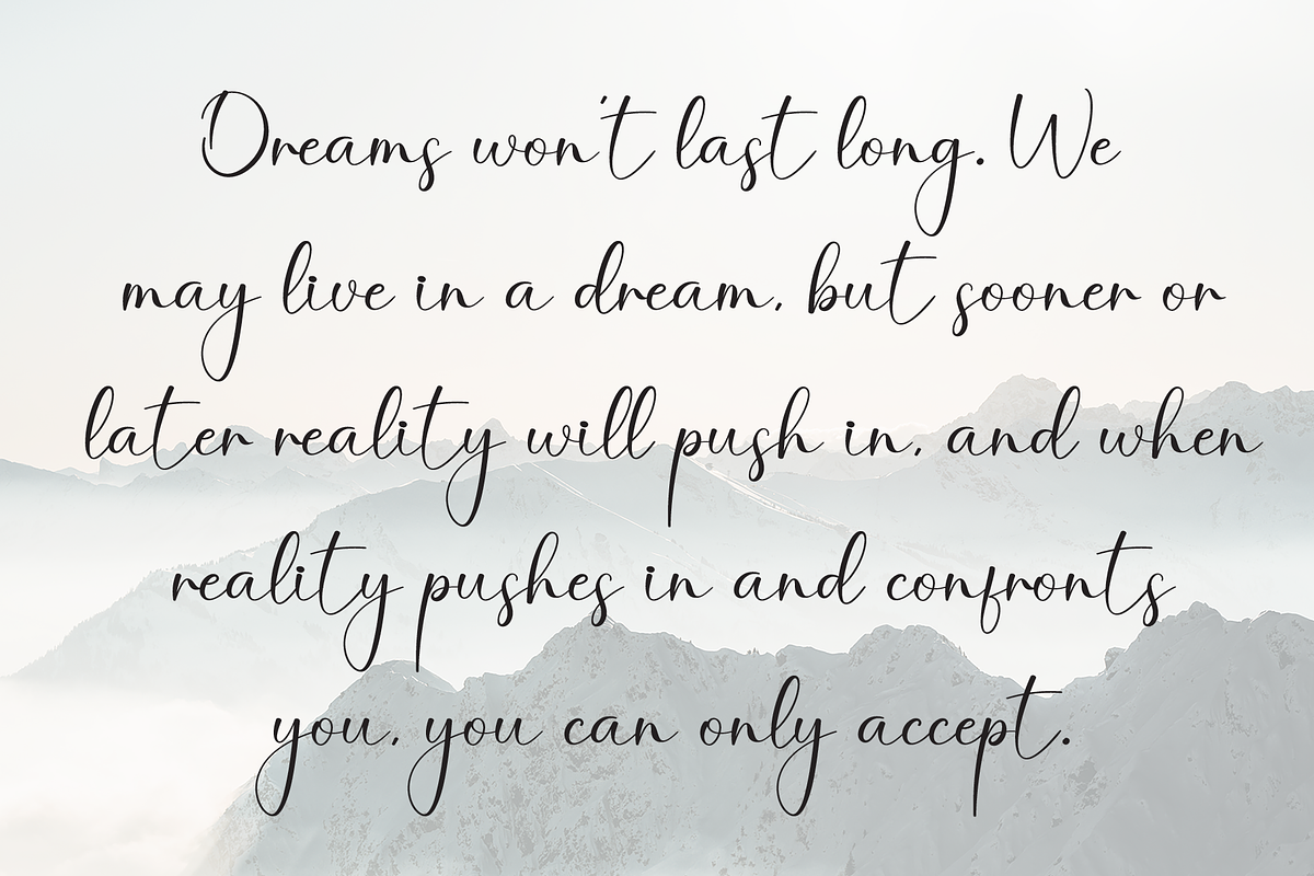 Delicius | Script Font, a Handwritten Font by Scratchones (Photo 6 of 8)