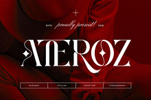 Ateroz || Modern Elegant Serif Font