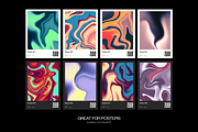 Fluid 4 Retro-Futuristic Backgrounds, a Background Graphic by Katedsgn (Thumbnail 3 of 13)