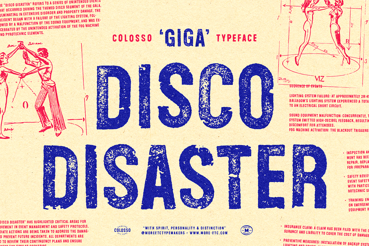 Colosso Display Font Collection, a Sans Serif Font by More Etc. Studios (Photo 13 of 19)
