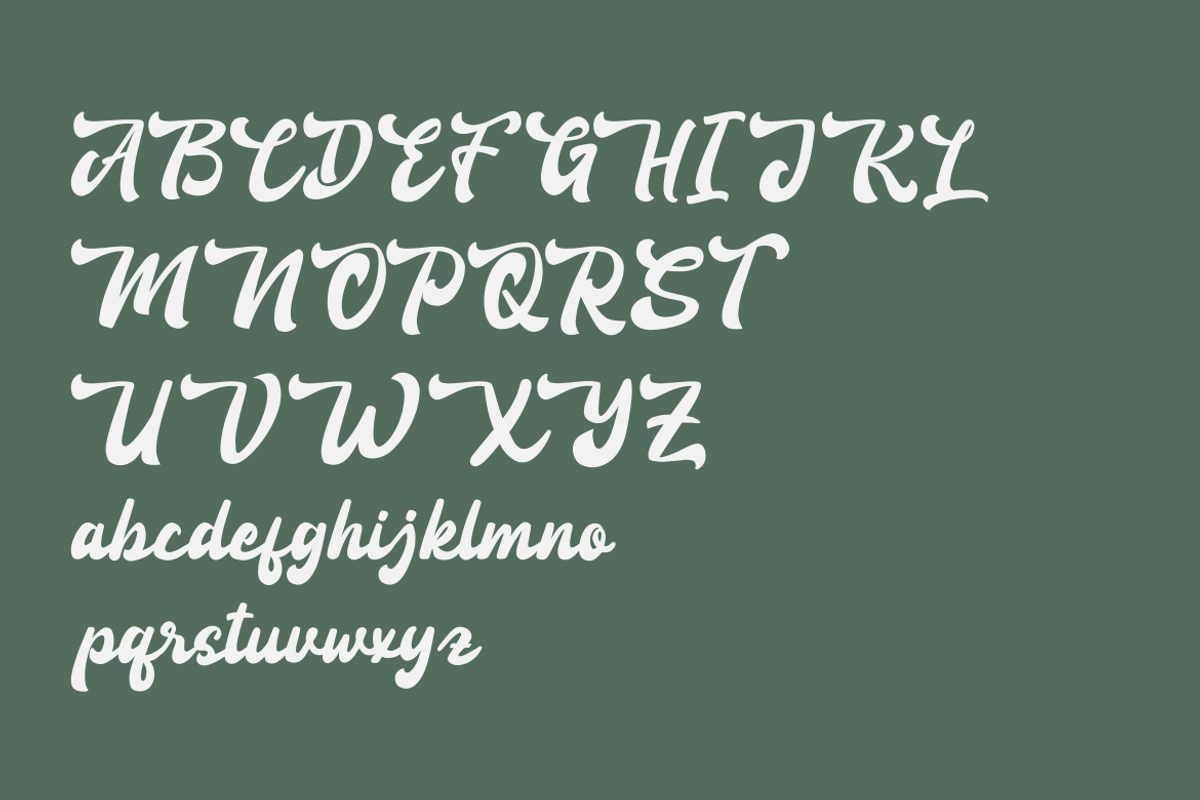 Anteng Jatisari - Script Font, a Handwritten Font by GFRcreative (Photo 5 of 9)
