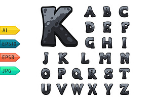 Game alphabet for user interfaces.