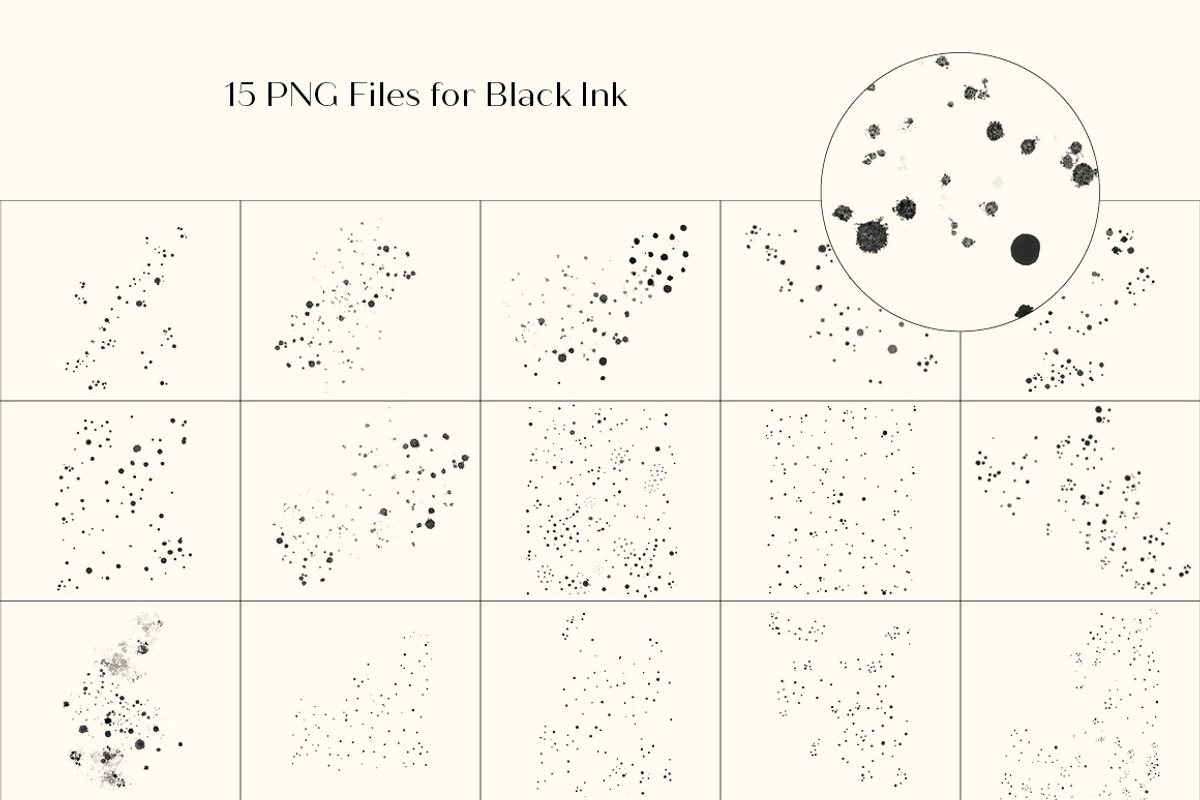 Ink Splatter Texture, a Texture Graphic by LOPEstudio (Photo 5 of 7)
