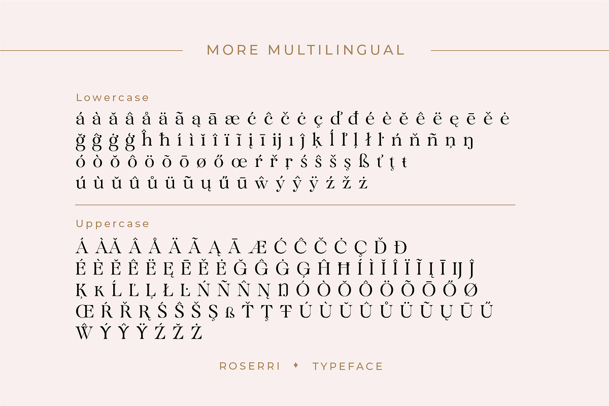 Roserri - Modern Ligature Serif, a Serif Font by Vesvocrea (Photo 15 of 15)