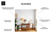 Home Office Wallpaper Mockup PSD, a Household Mockup by 1001 mockups (Thumbnail 2 of 10)