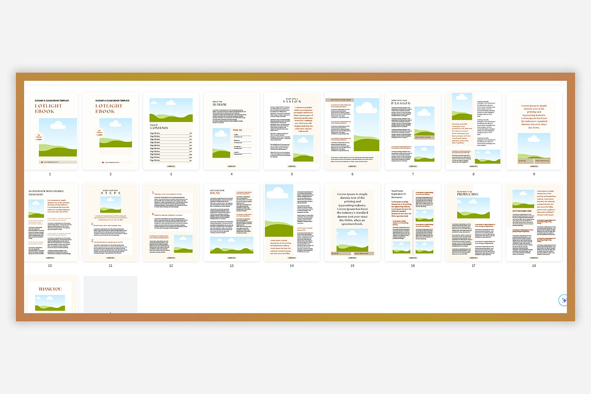 ebook / canva, a Magazine Template by DesignByStore (Photo 9 of 9)