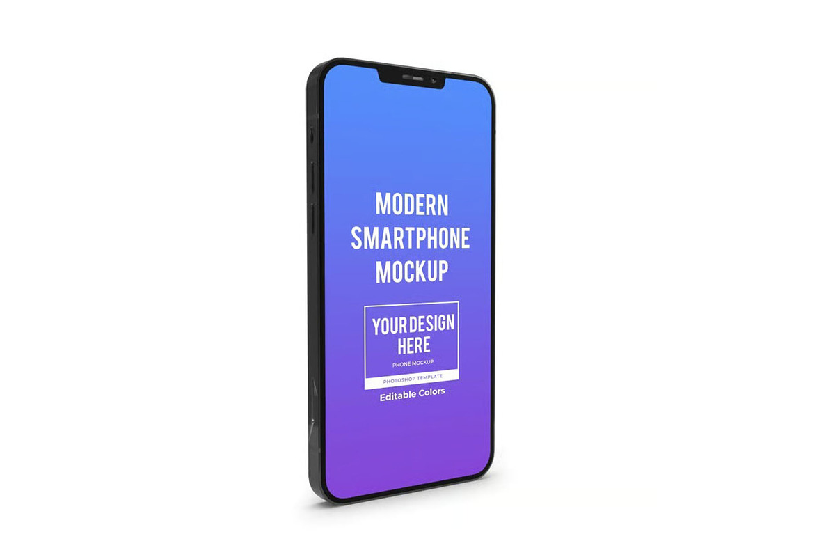 iPhone 13 Mockup Smartphone Template, an iPhone Mockup by DesignRushMarket (Photo 3 of 11)