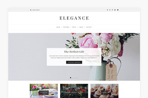 Elegance - WordPress Blog Theme