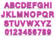 Uppercase fluffy and furry font, a Background Graphic by 3D Graphics Shop (Thumbnail 2 of 3)