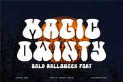 Magic Owinty - Bold Halloween Font, a Sans Serif Font by Iqsiart Studio (Thumbnail 1 of 7)