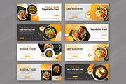 Food Vegetable Facebook Cover, a Social Media Template by Mk_Studio (Thumbnail 1 of 9)