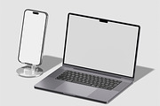 Website and App UI Mockup, an iPhone Mockup by Unerispace (Thumbnail 3 of 5)