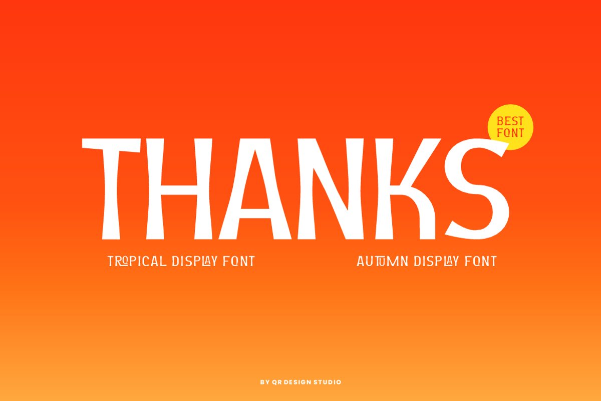 Cruqtake - Tropical Font, a Sans Serif Font by QR Design Studio (Photo 7 of 7)