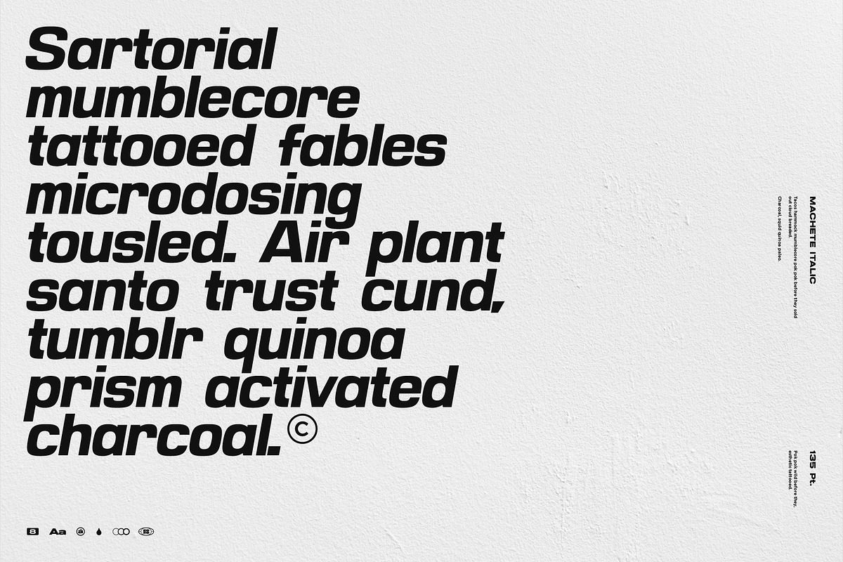Machete, a Sans Serif Font by TypeJuice™ (Photo 4 of 9)
