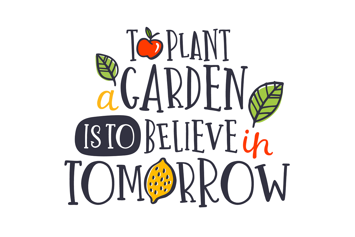 One in a Melon Font + Doodles! preview 7