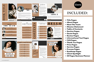 100 Neutral Ebook Template Canva