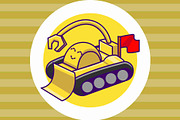 Cute Excavator Cartoon Vector, a Work Illustration by Artstorystudio (Thumbnail 3 of 3)