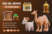 Eid Al-Adha 3D Icon Pack, an Object 3D Model by Haps Space (Thumbnail 1 of 5)