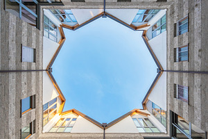 Building bottom view, an Architecture Photo by KYNA STUDIO