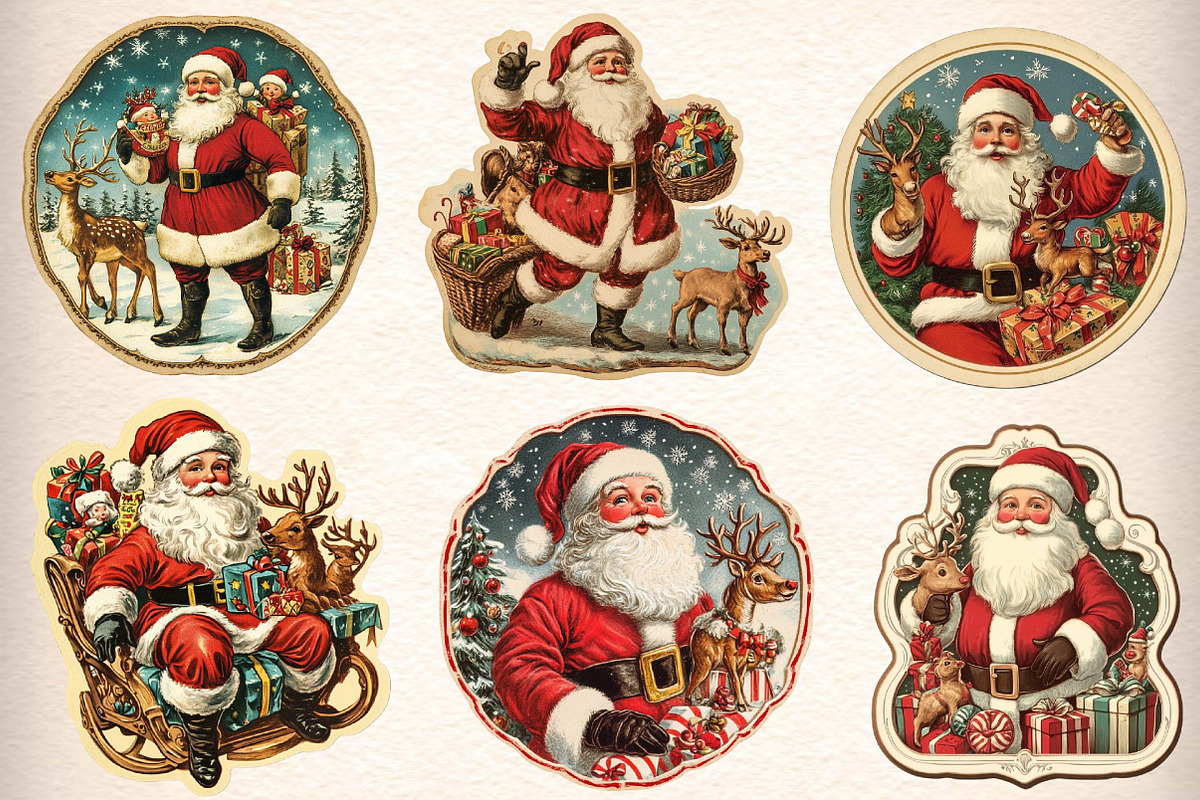 Christmas Santa Potion Label Clipart, an Illustration by CreationArt (Photo 4 of 5)