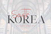South Korea - Font Duo, a Serif Font by Graphicfresh (Thumbnail 6 of 6)