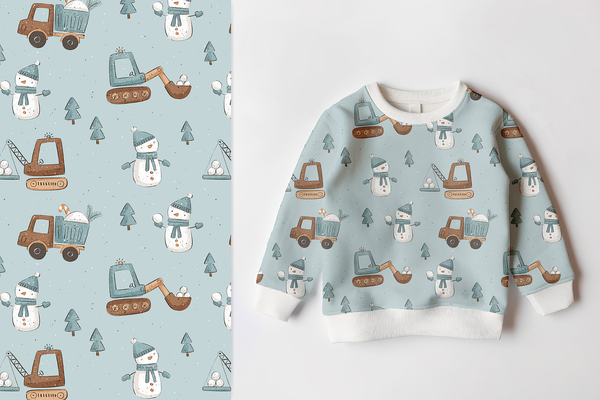Winter construction, a Pattern Graphic by Olena Kuznietsova (Photo 5 of 9)