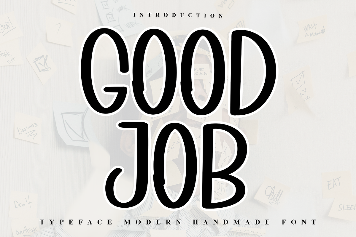 Good Job, a Handwritten Font by FreshTypeINK (Photo 1 of 7)