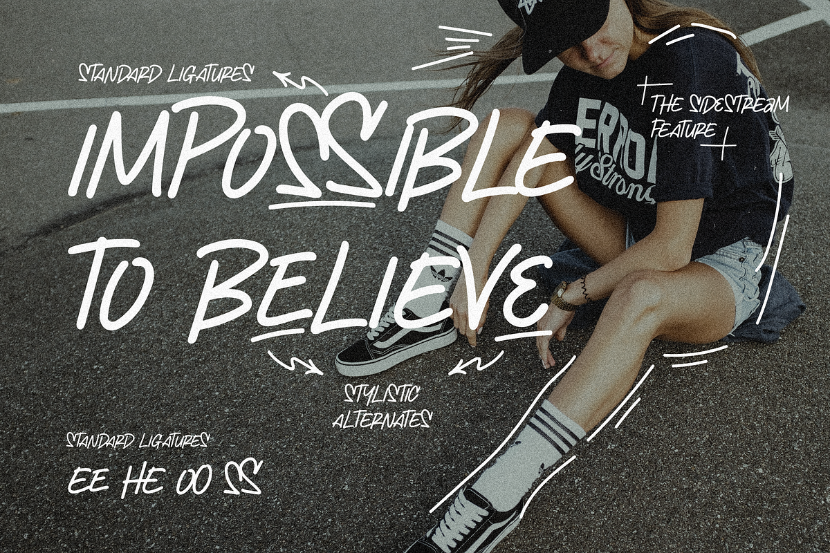 The Sidestream - Graffiti Font, a Script Font by Invasi Studio (Photo 8 of 10)