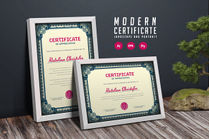 563. Modern Certificate Template