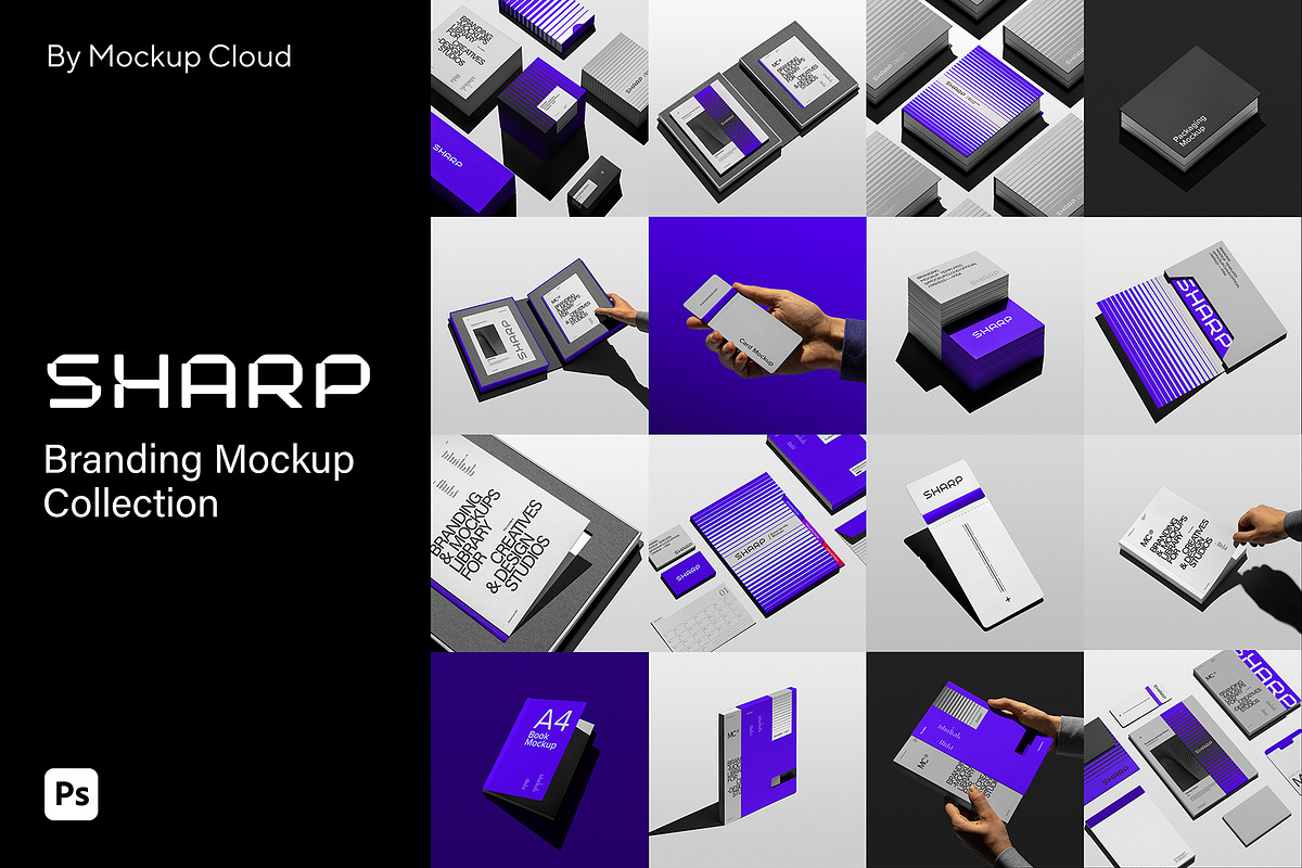 Branding Mockups / Sharp Collection, a Product Mockup by Mockup Cloud (Photo 1 of 17)