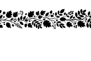 Decorative Nature Frame Silhouette, a Graphic by BIPLOB EXPERT (Thumbnail 7 of 8)