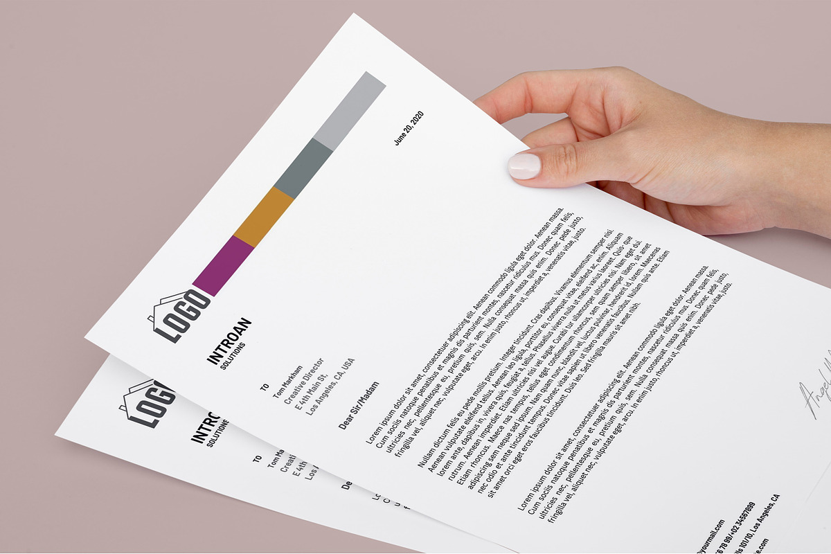 Business Letterhead Template, a Templates & Theme by iloveTemplate (Photo 4 of 4)