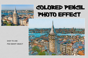 Colored Pencil Photo Effect, a Layer Style Add-On by 3d_model_tifotizi