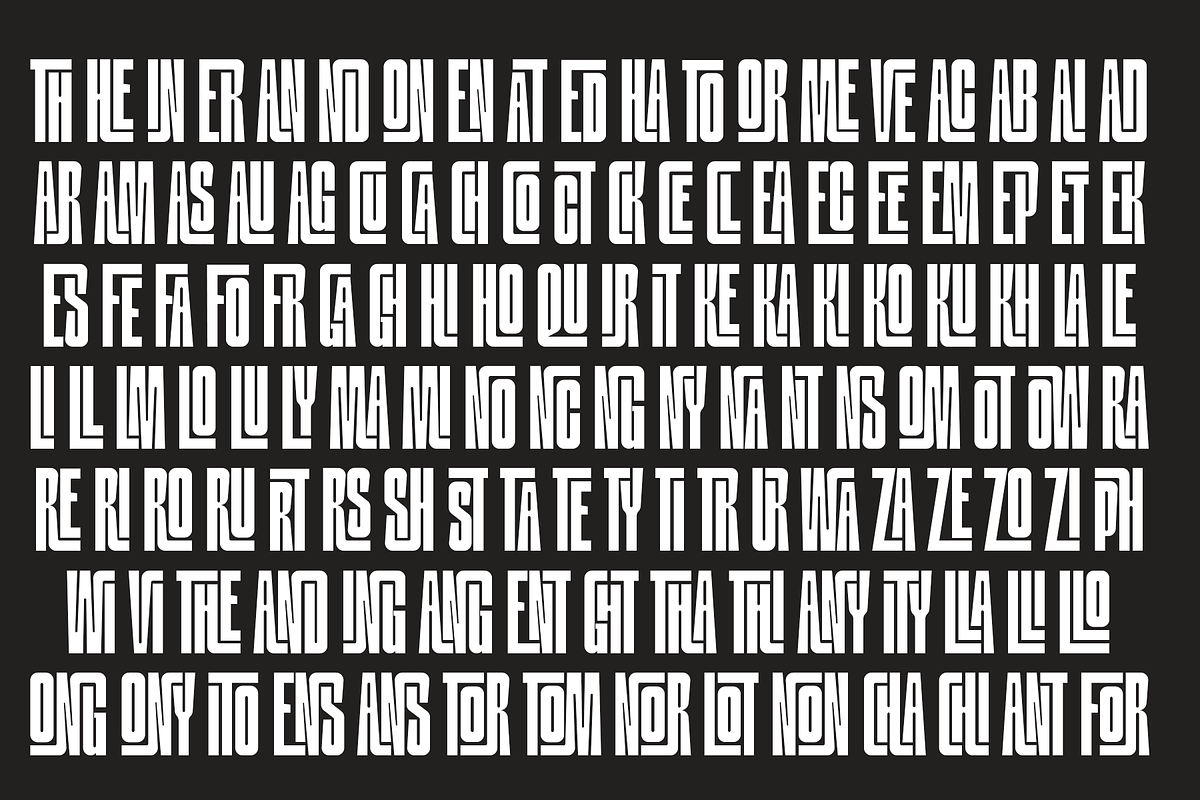 Vianshan – Condensed Font, a Sans Serif Font by NDNL Studio (Photo 9 of 9)