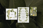 Tropical green watercolor flowers, an Object Graphic by Grace Noboa Illustrations (Thumbnail 8 of 11)