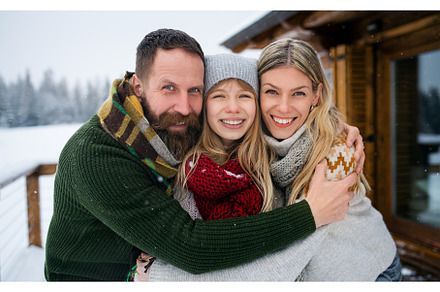Portrait of family with small, a Person Photo by HalfPoint