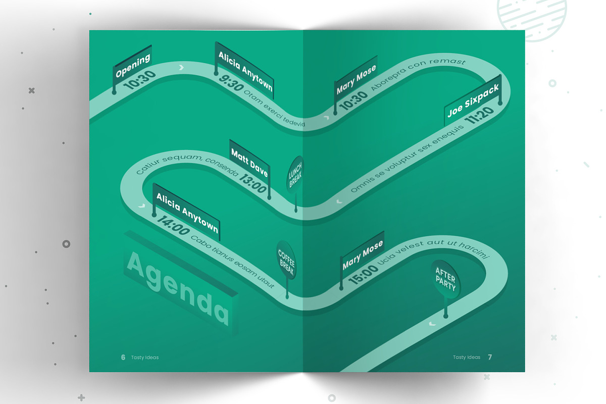 Conference booklet, a Brochure Template by pistakovac (Photo 4 of 9)
