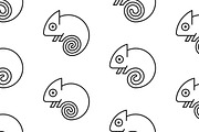 Chameleon Logo, a Graphic by NataliiaVolyk (Thumbnail 5 of 6)