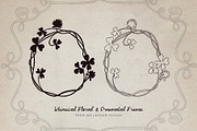 Whimsical Floral & Ornamental Frames, an Object Graphic by Cute Atelier (Thumbnail 4 of 12)
