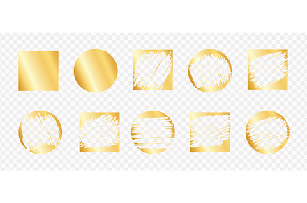 Scratch card lottery on golden