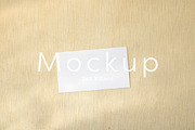 Simple 2x3.5 Table Name Card Mockup, a Print Template by ILLONA GRAPHICS (Thumbnail 1 of 6)