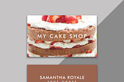 Cake or sweet shop beautiful card, a Business Card Template by Creative Designs (Thumbnail 2 of 2)